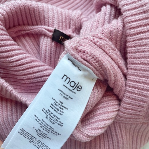 MAJE KNIT COLLAR WITH HOOD - Picture 8 of 9